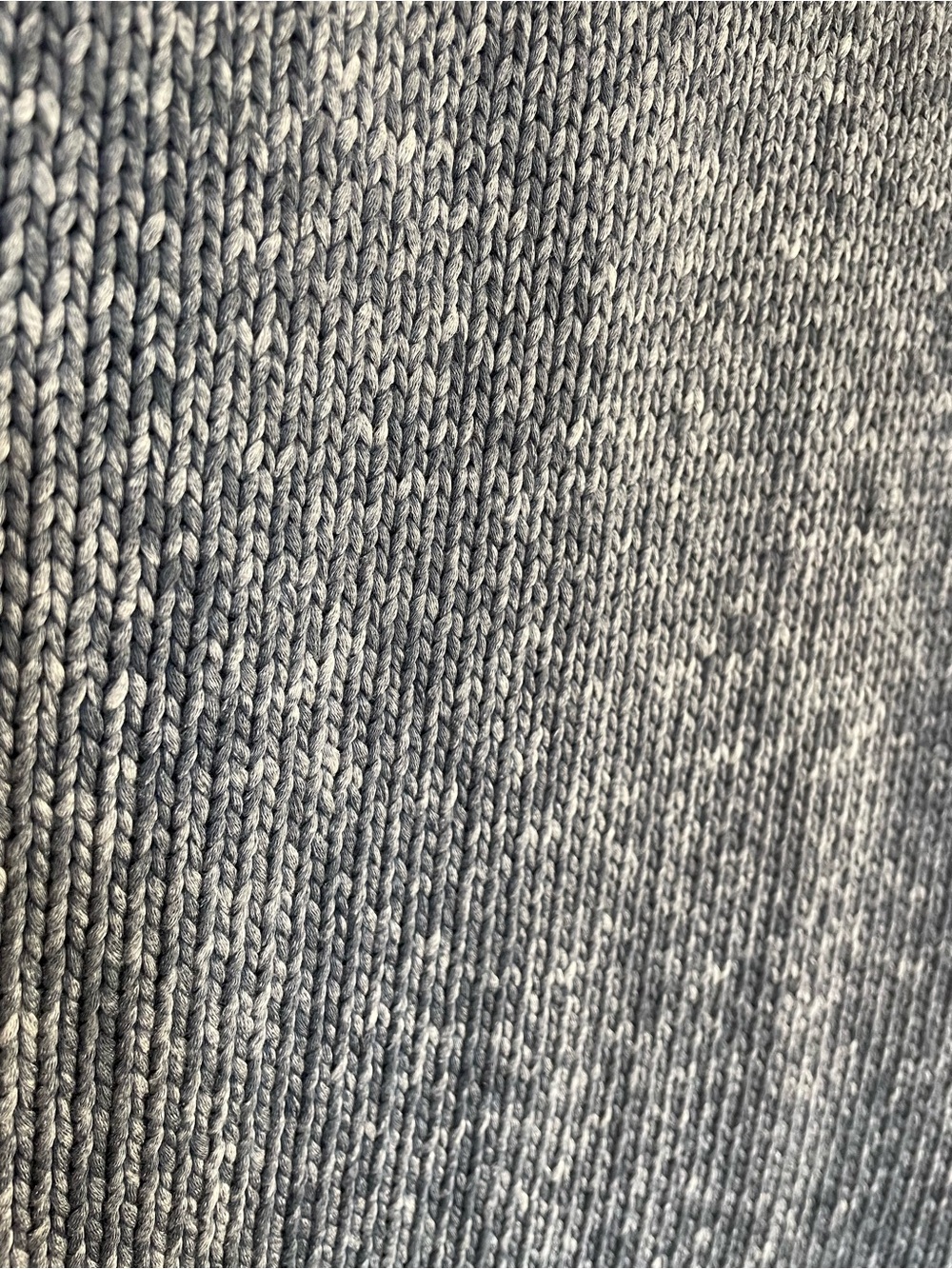 Lafayette 148 New York Gray/Blue Cotton Knit Side Zip Sweater Vest Small - Picture 10 of 10